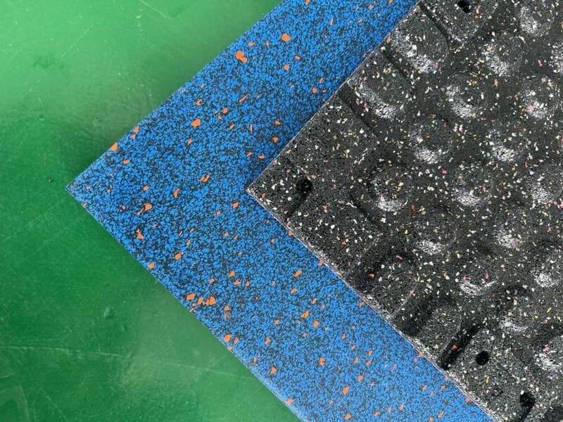 rubber flooring dye lot differences